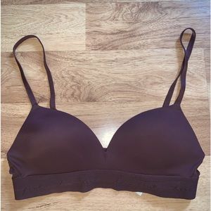 Victoria secret by PINK Brown Wear everywhere wireless push up bra